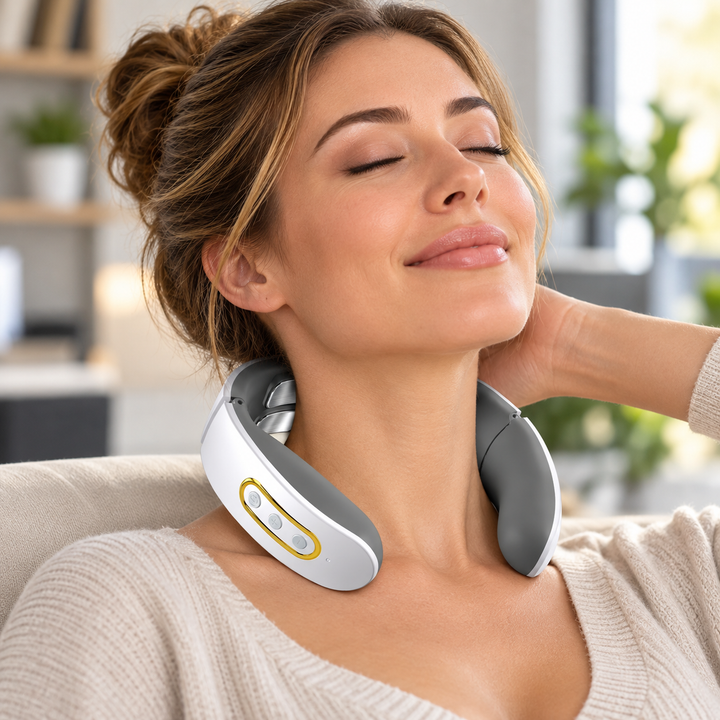 Smart 4D Neck and Shoulder Massager with Heat Cordless Deep Kneading