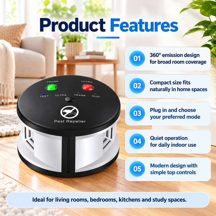 Ultrasonic Mouse Repellent Plug In Electronic Rodent Deterrent
