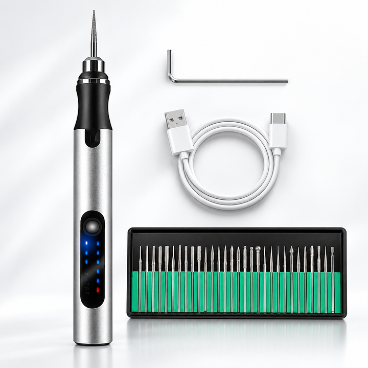 Cordless Electric Engraving Pen Rechargeable Etching Tool Metal
