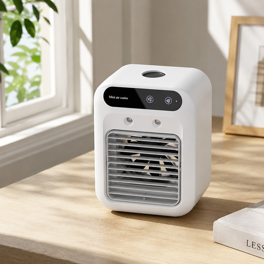 Mini USB Portable Air Conditioner Fan Humidifier Tabletop Desktop