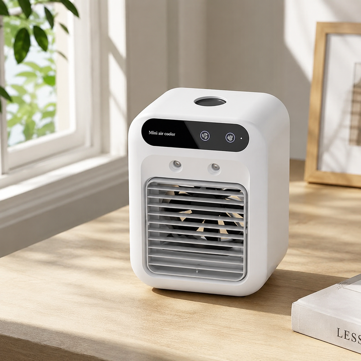 Mini USB Portable Air Conditioner Fan Humidifier Tabletop Desktop