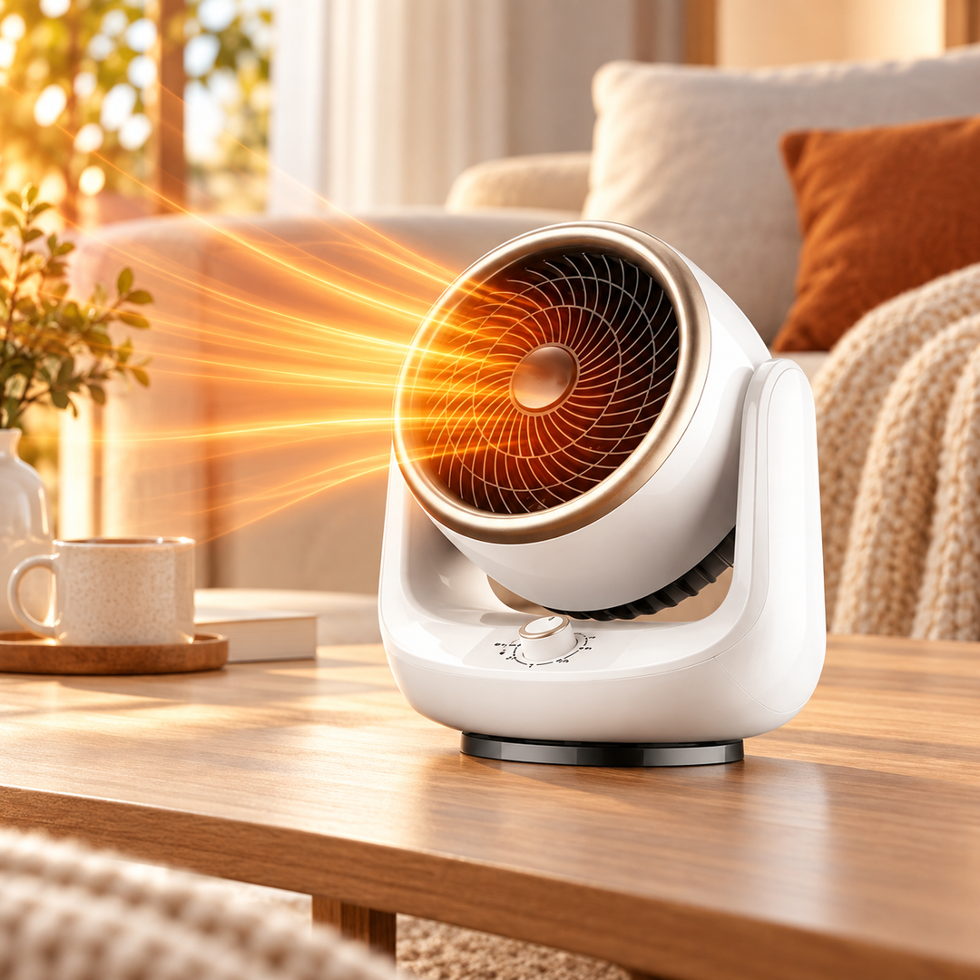 Portable Air Circulation Fan Remote Control 360 Rotation Quiet Cool