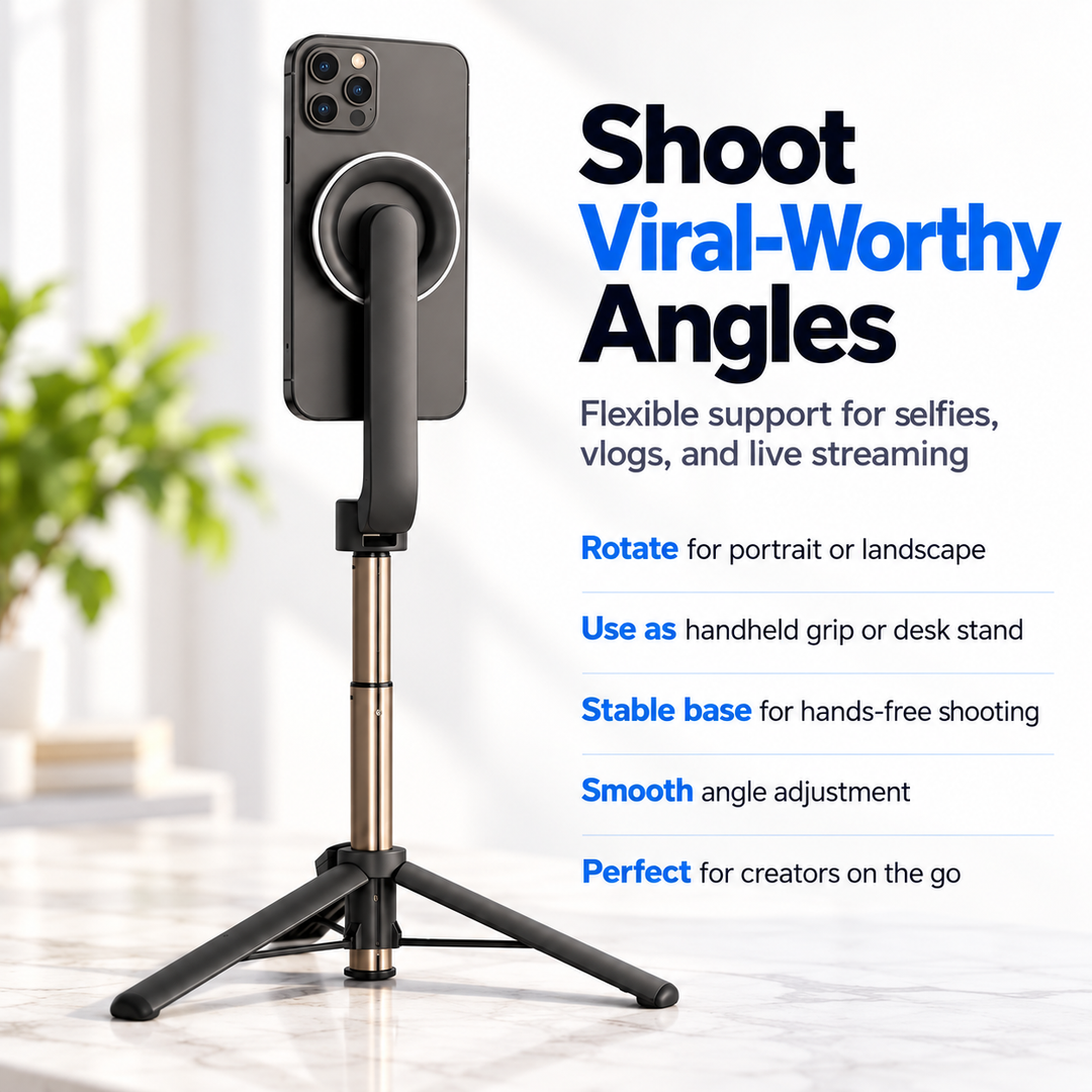 iPhone Tripod Wireless Remote Flexible Phone Stand Creators