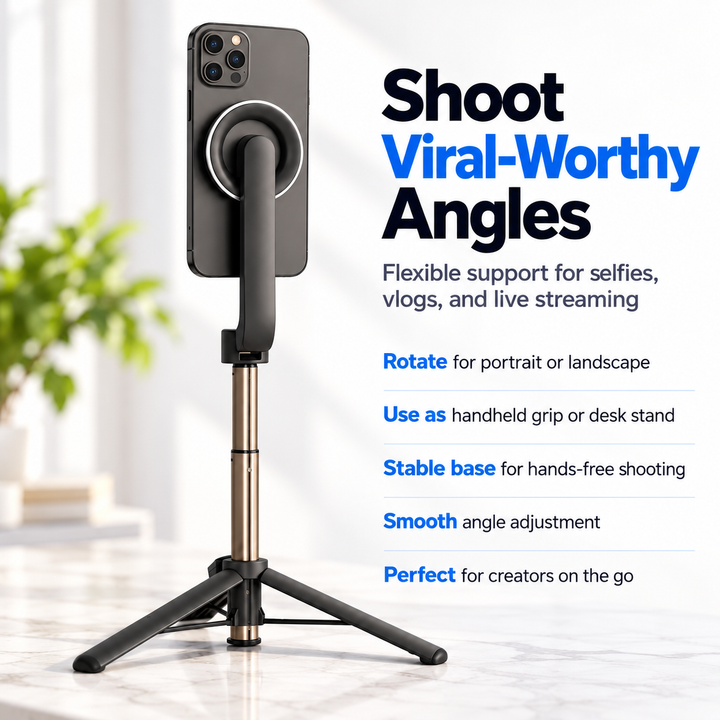 iPhone Tripod Wireless Remote Flexible Phone Stand Creators
