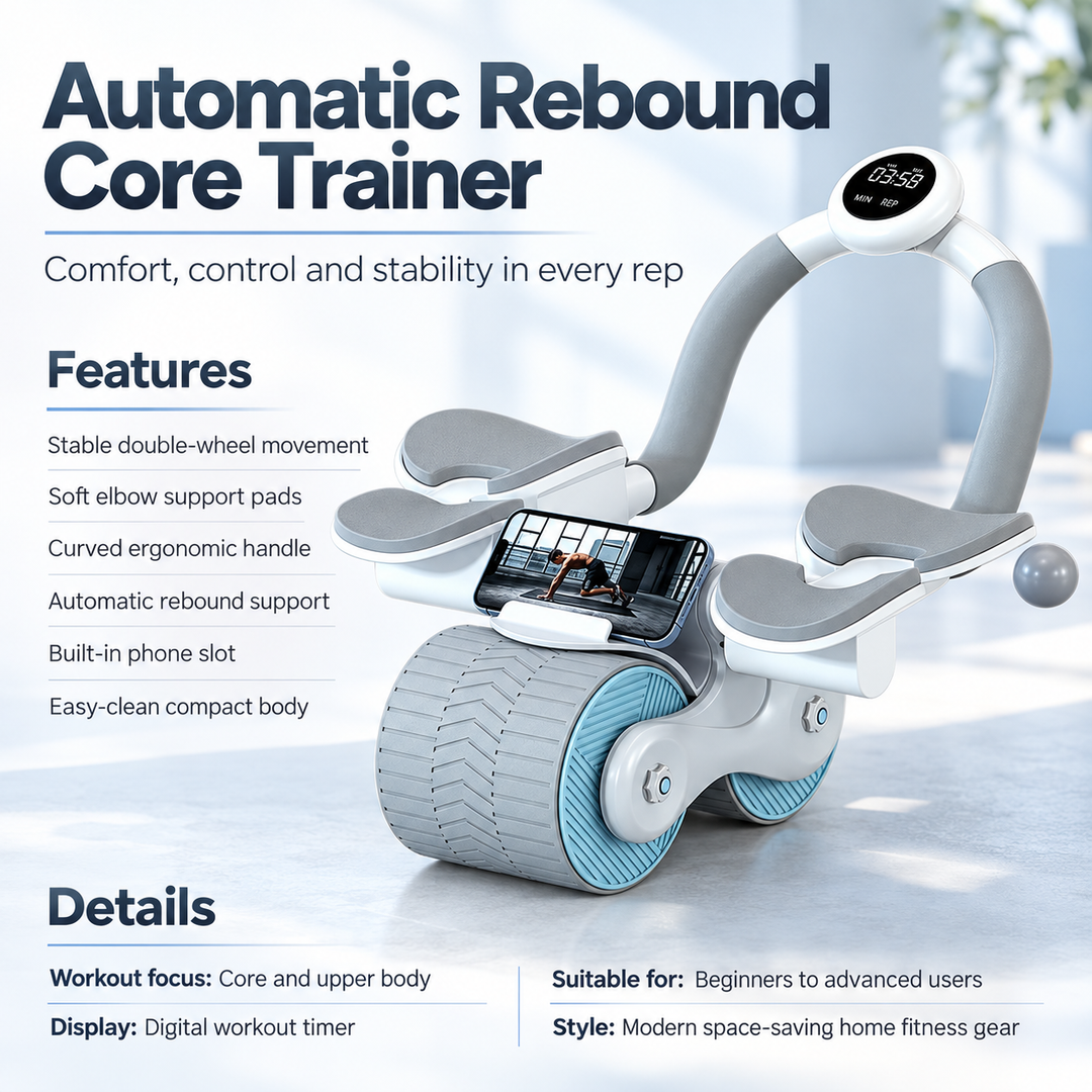 Abdominal Muscle Training Device Core Ab Trainer with Phone Holder
