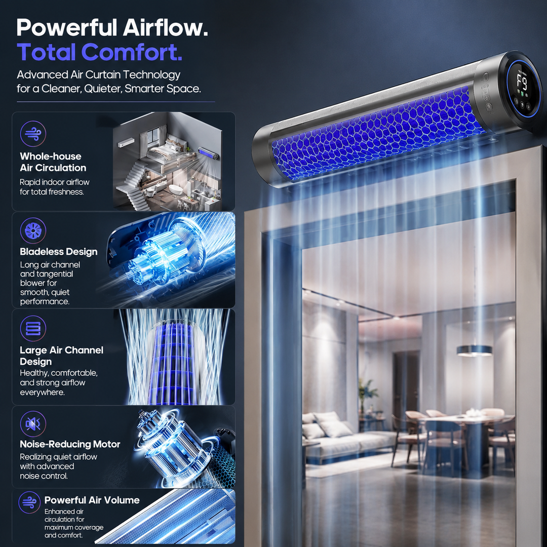 Portable Tower Fan Rechargeable Quiet Desktop Cooling Fan 3 Speed