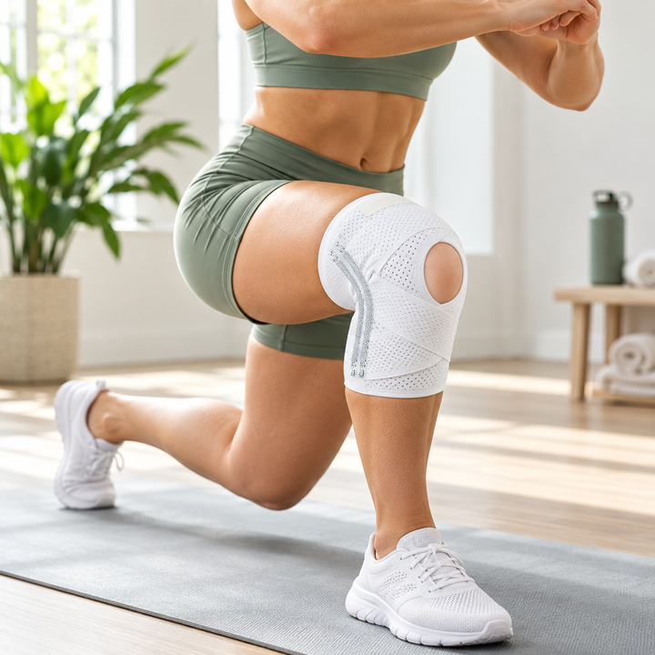 Knee Support Brace Compression Spring Pads for Joint Stability