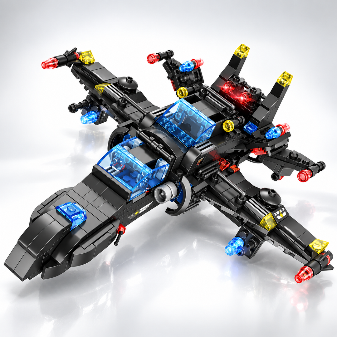 8 in 1 Building Block Set Robot Aircraft Car Police SWAT Toy