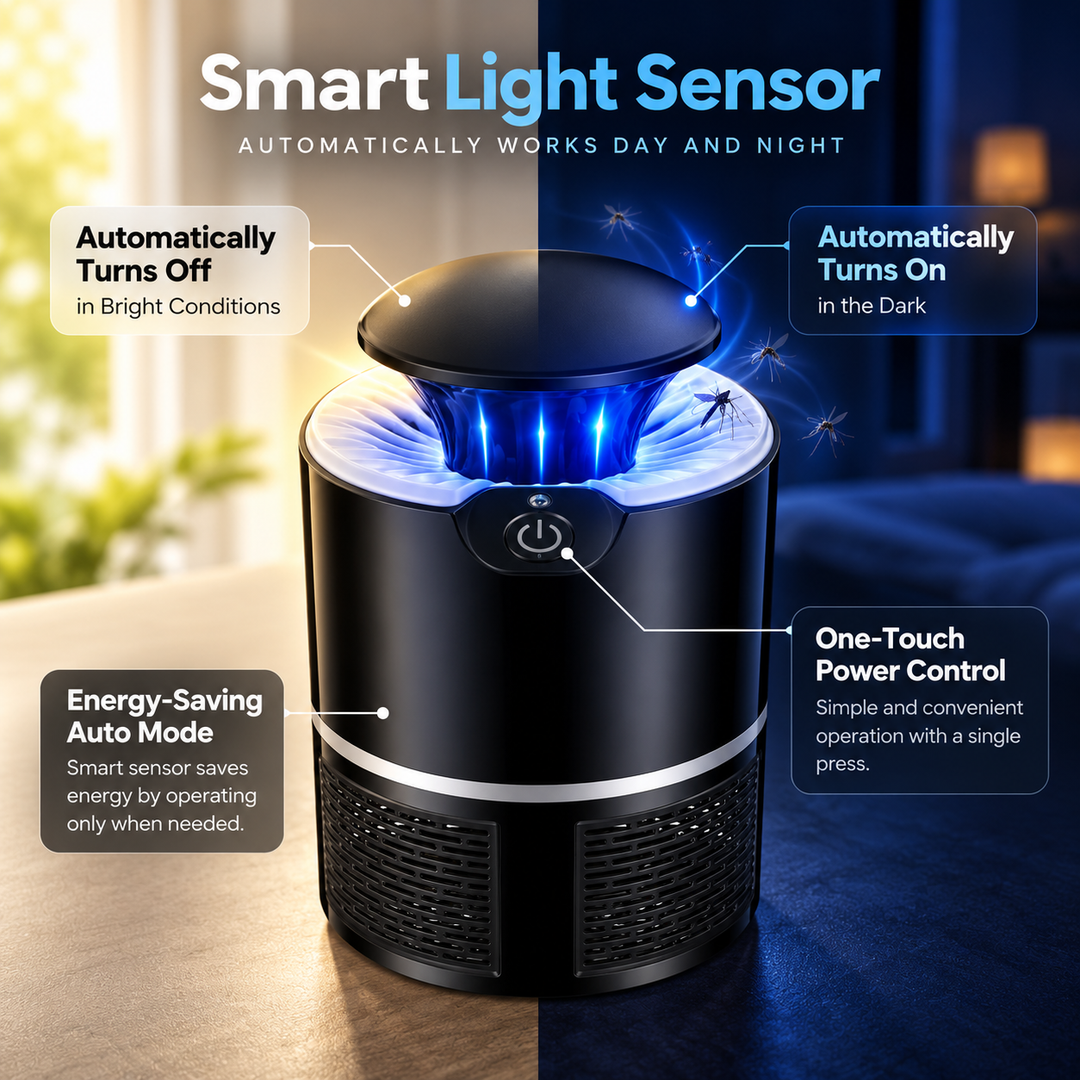 Smart Mosquito Trap Chemical Free Indoor Insect Catcher