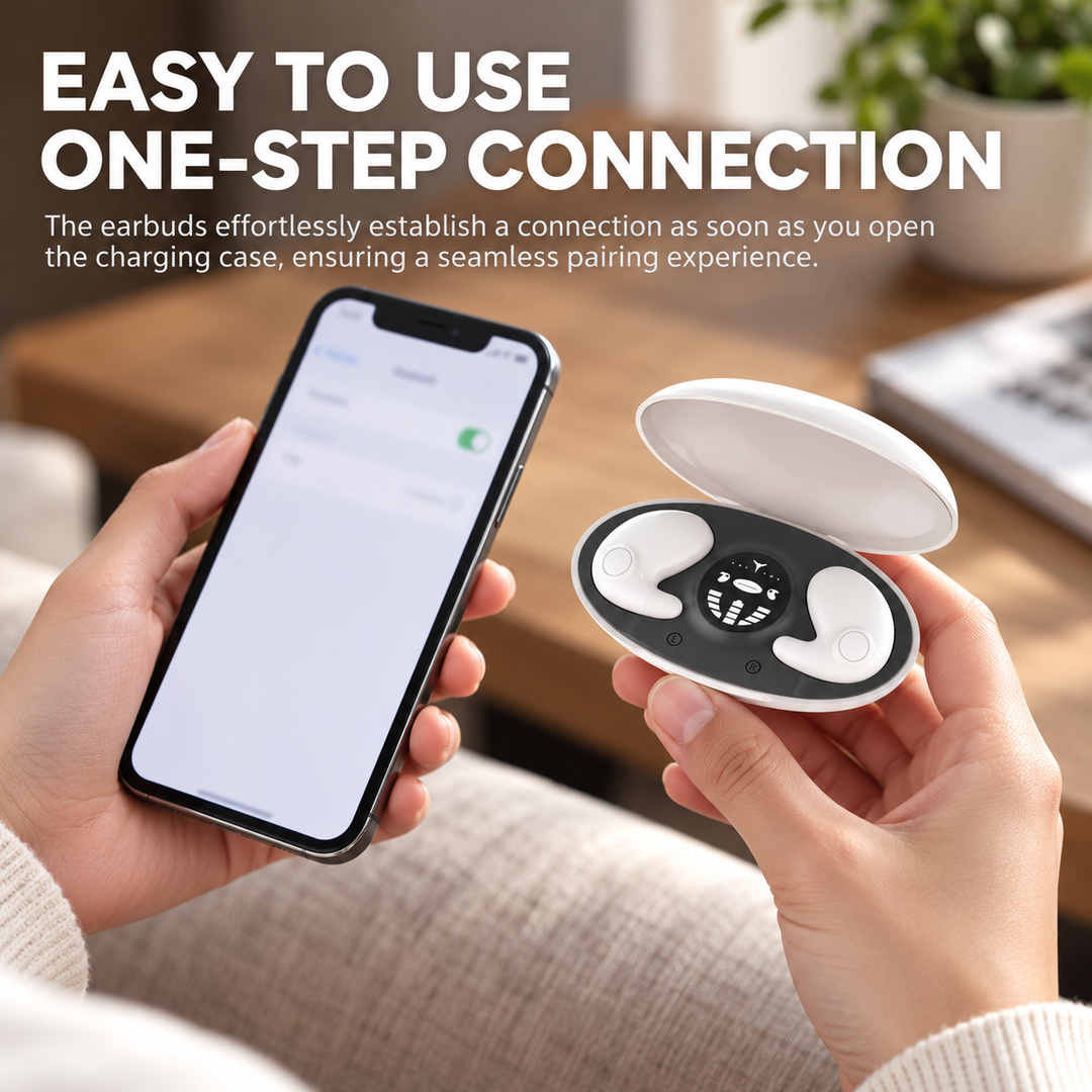 Invisible Wireless Sleep Headphones Waterproof Bluetooth