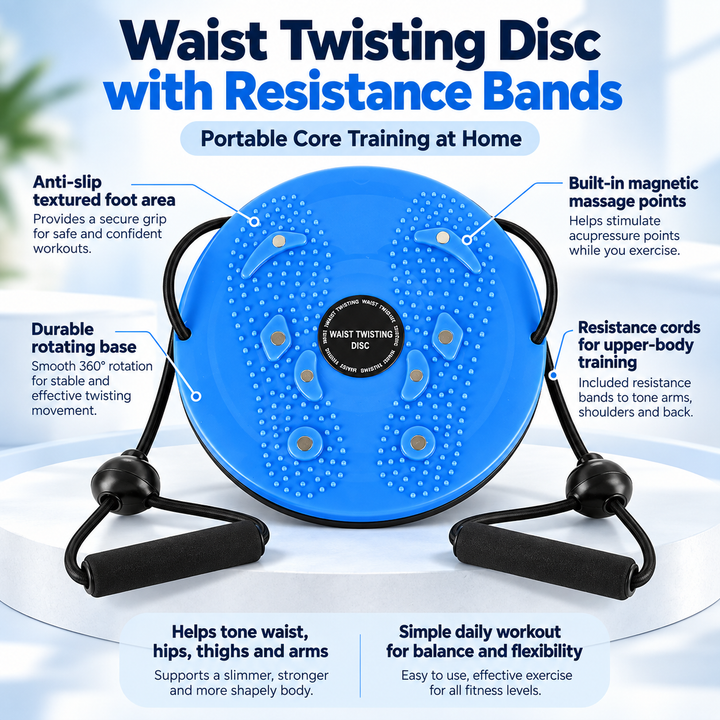 Magnetic Twisting Disc Balance Board Core Waist Trainer for Home