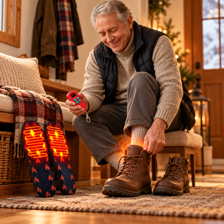 Rechargeable Heated Insoles for Arthritis and Poor Circulation
