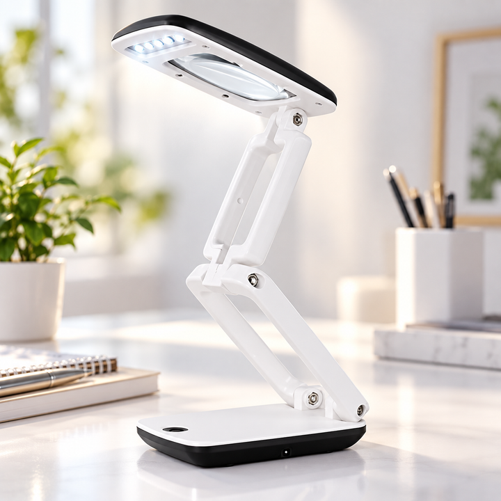 Full Page Magnifier with LED Light and Stand Reading Aid