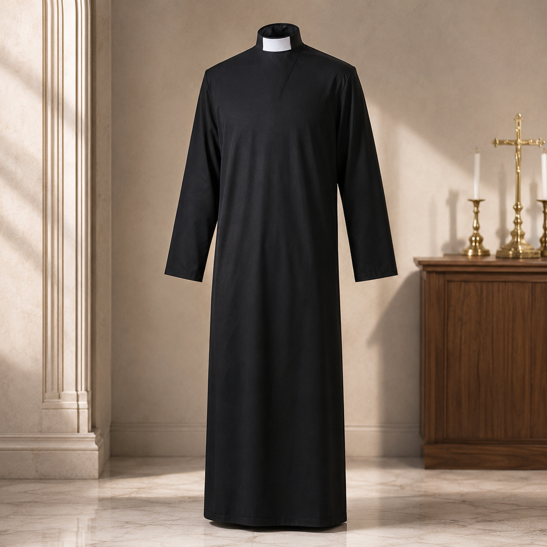Womens Nun Costume with Headscarf Halloween Religious