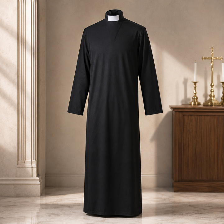 Womens Nun Costume with Headscarf Halloween Religious