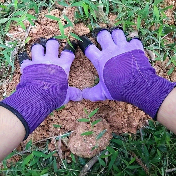 Gardening Gloves with Built-in Claws for Digging 2 Pack