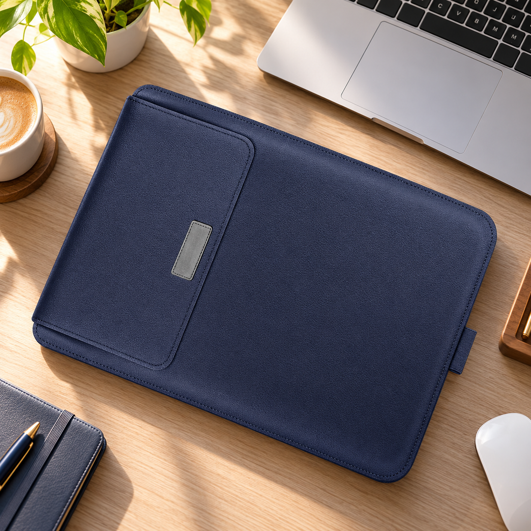 4 in 1 Laptop Sleeve Slim Protective Case with Stand Pocket