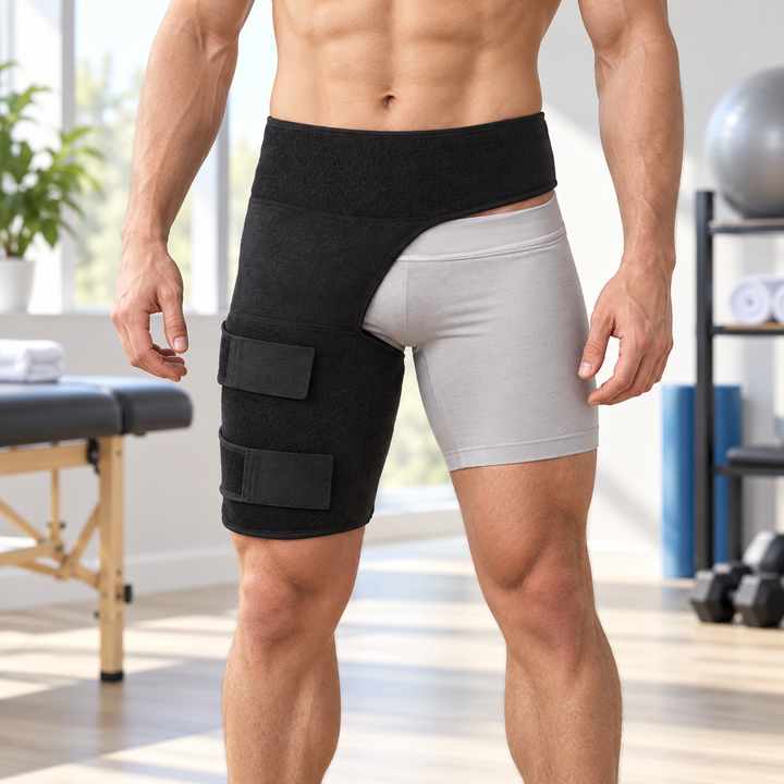 Hip Stabiliser Groin Brace Adjustable Support Strap Unisex