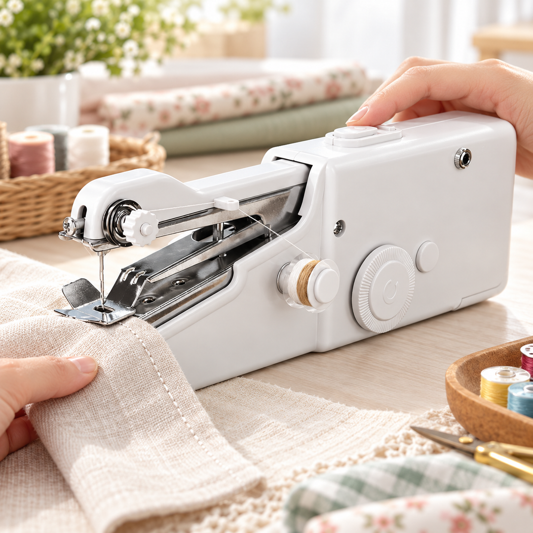 Handheld Sewing Machine Mini Portable Cordless Quick Stitch Repair