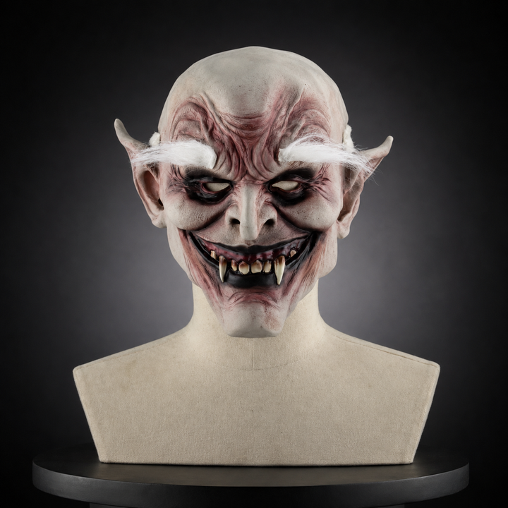 Old Demon Horror Latex Mask Halloween Scary Adult