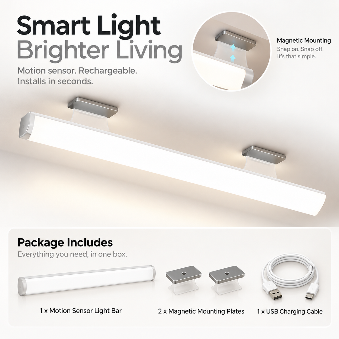 Wireless LED Night Light Motion Sensing Rechargeable
