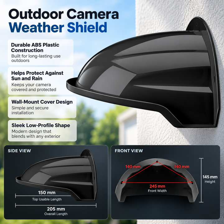 Outdoor Security Camera Rainproof Protective Cover Weather Shield