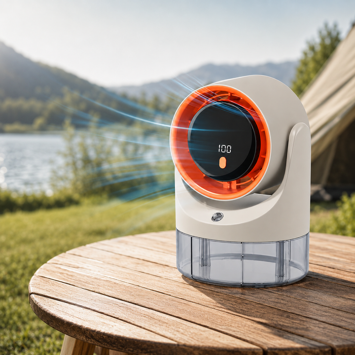 Portable Mini Mist Fan Electric Air Cooler Humidifier 360 Adjustable