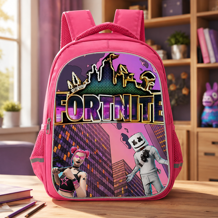 Gaming Character School Backpack 16 Inch Kids Boys Girls Cartoon Ages 5-8