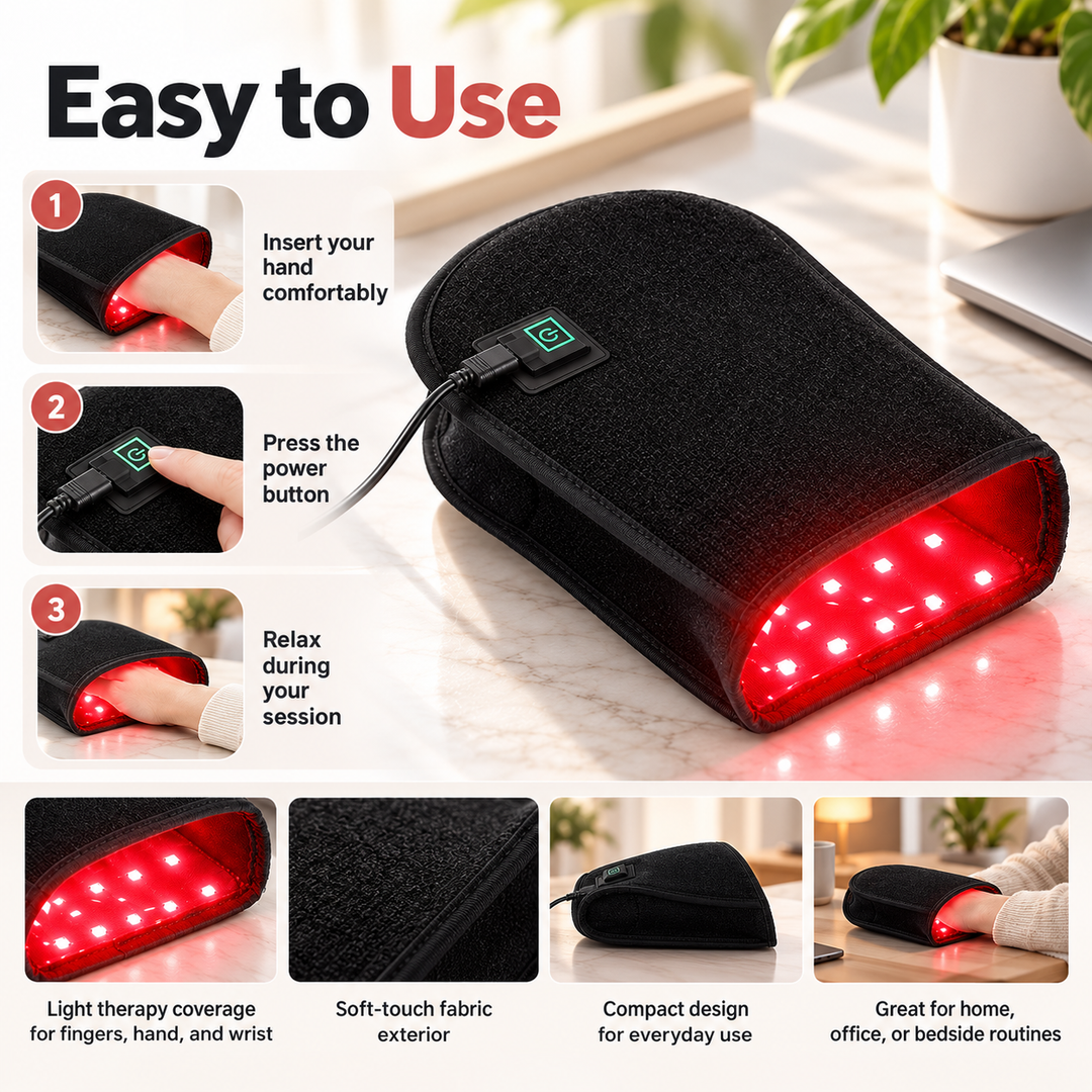Red Light Therapy Glove for Hands Wearable Warming Wrap