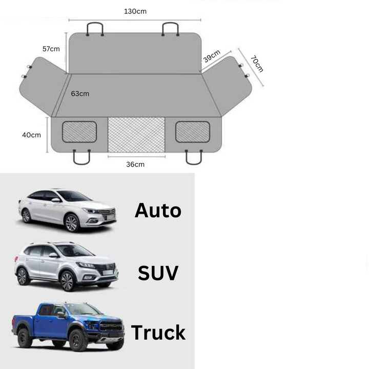 Dog Car Seat Extension Platform for Vehicle Hard Floor Seats