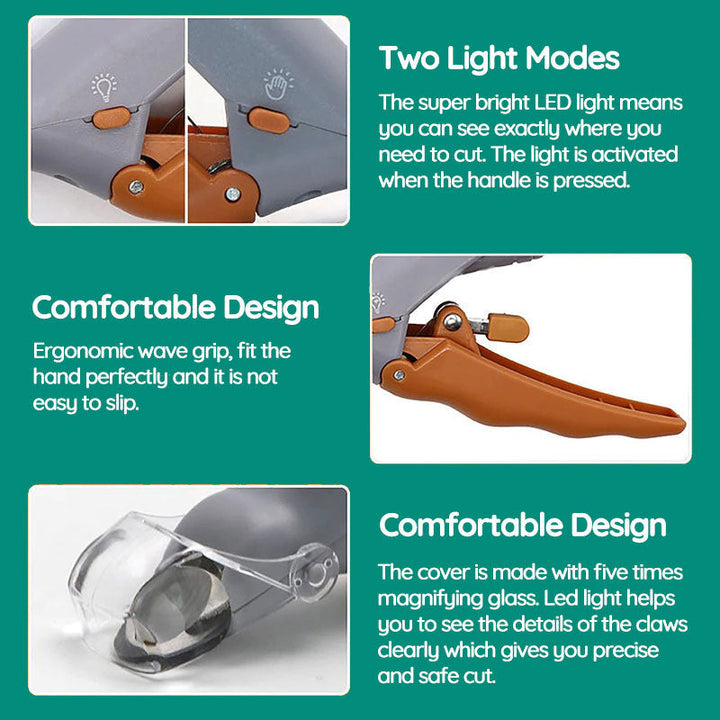 Dog Nail Clipper with Quick Sensor Safety Guard
