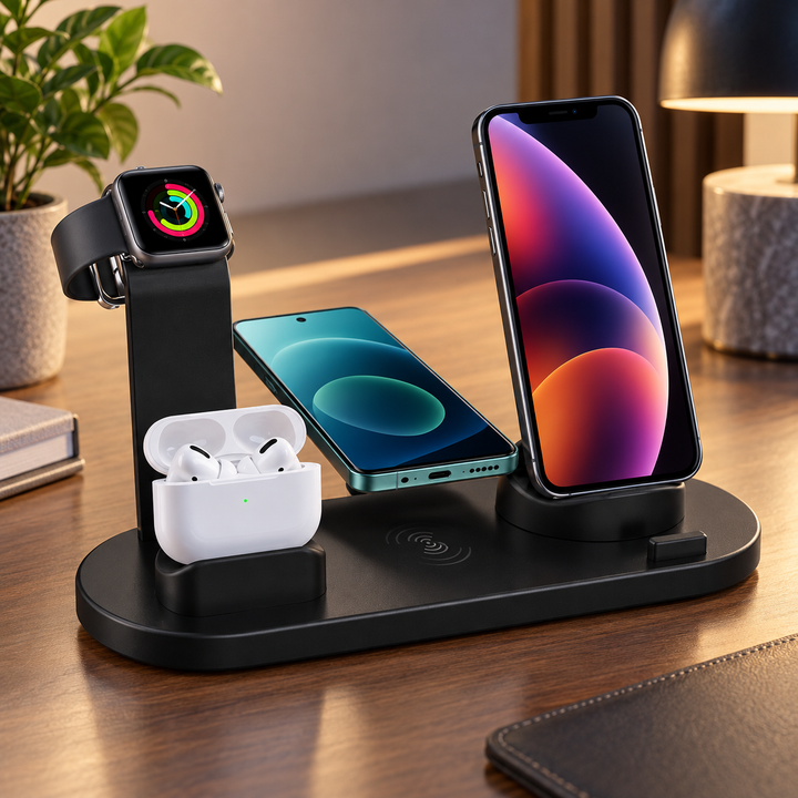 7 in 1 Wireless Charging Station Fast Charger for Phone Watch