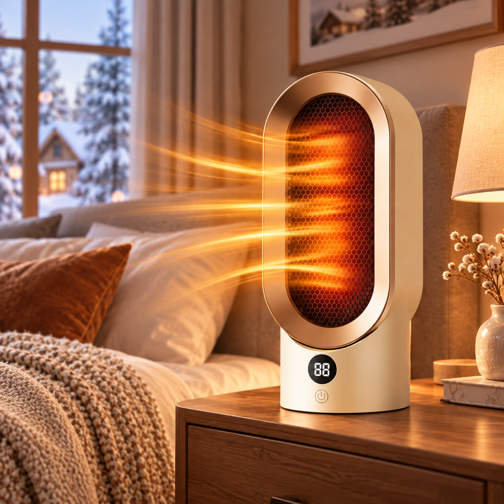 Portable Space Heater Electric Ceramic Fan Heater for Small Rooms