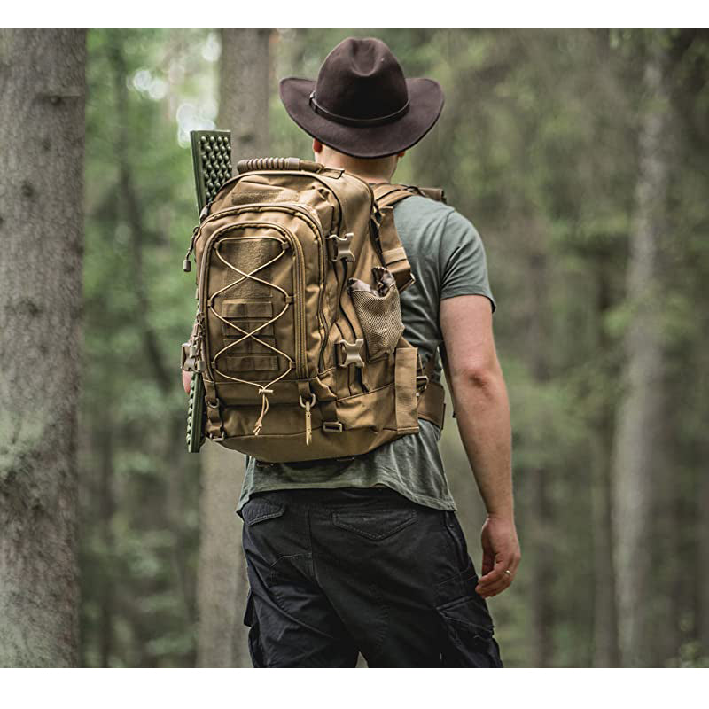 Tactical 60 Liter Expandable Waterproof Backpack Rucksack Pack