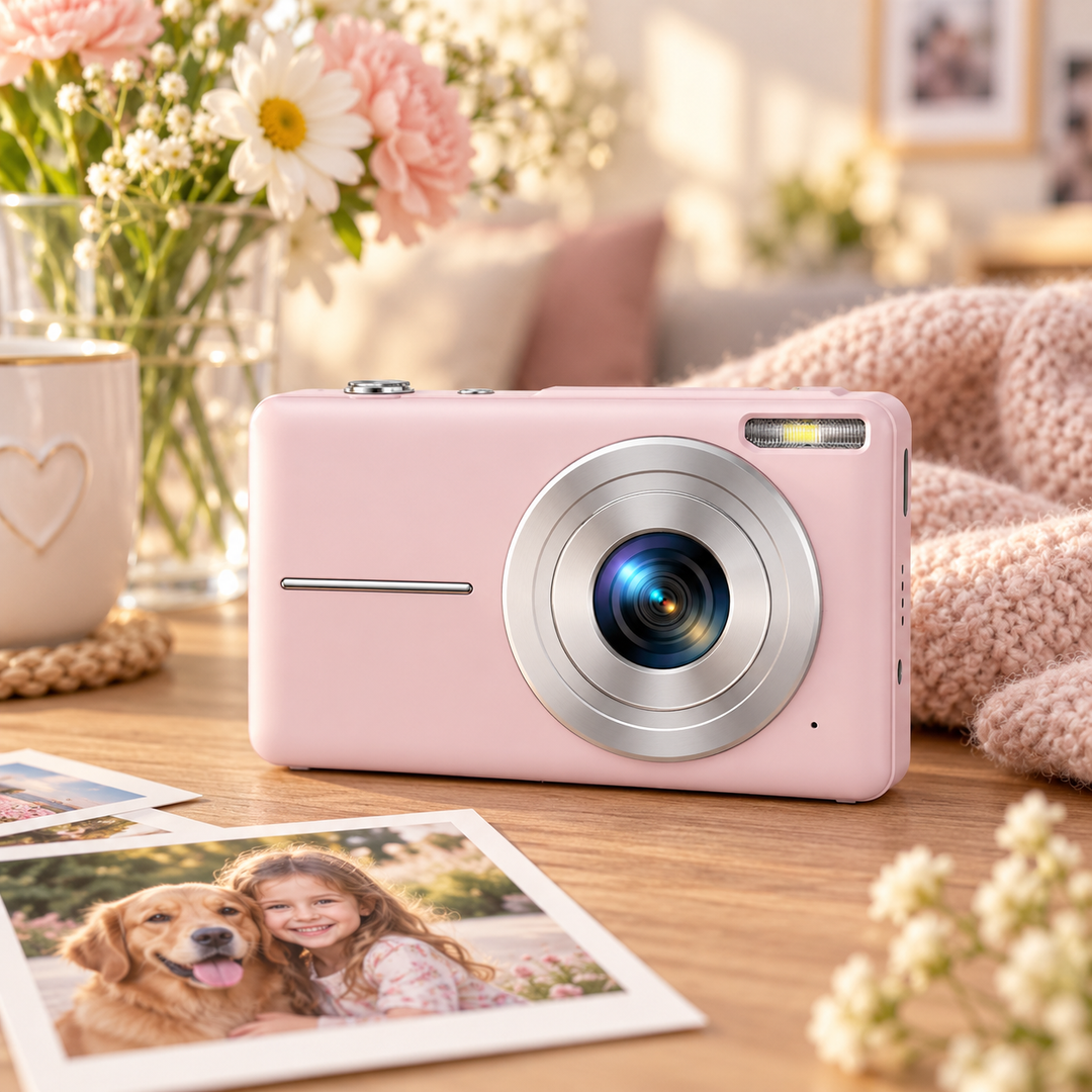 Digital Camera 1080P 44MP 16X Zoom Compact Vlogging Camera