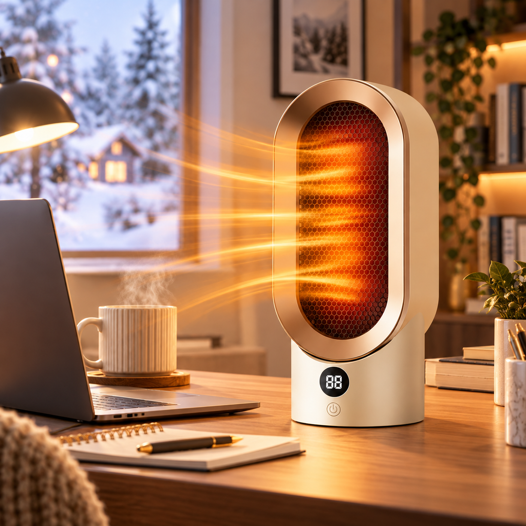 Portable Space Heater Electric Ceramic Fan Heater for Small Rooms