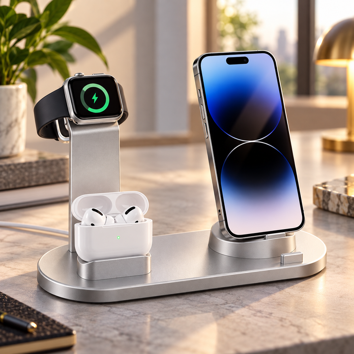 7 in 1 Wireless Charging Station Fast Charger for Phone Watch