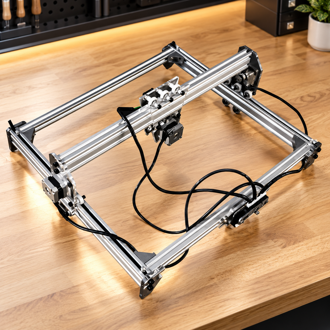 Laser Engraving Machine 3000mW Blue CNC Wood Engraver Cutter