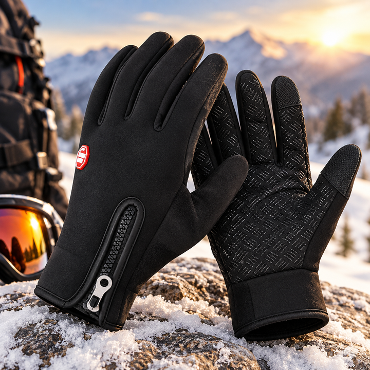 Electric Heated Gloves Waterproof Winter Gloves Rechargeable