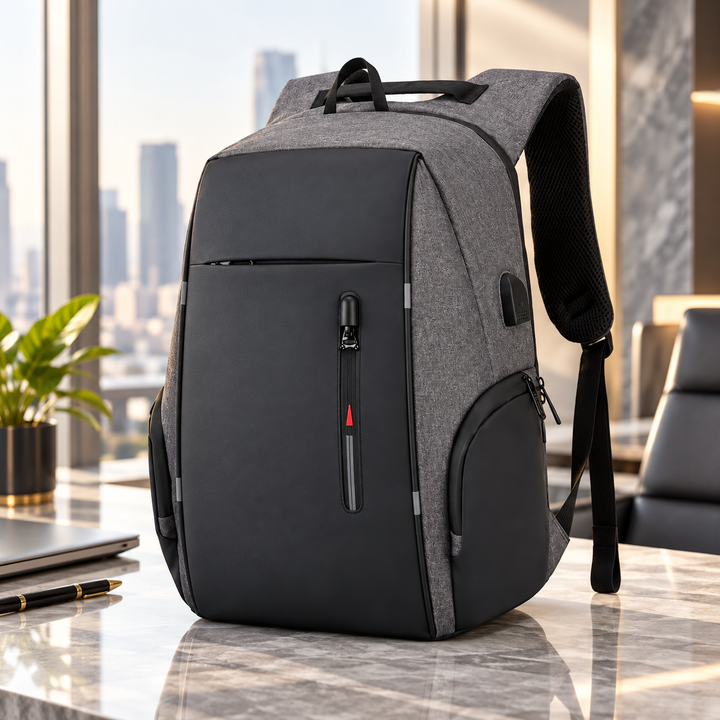 Waterproof Laptop Backpack with USB Charger Anti Theft 15.6 Inch