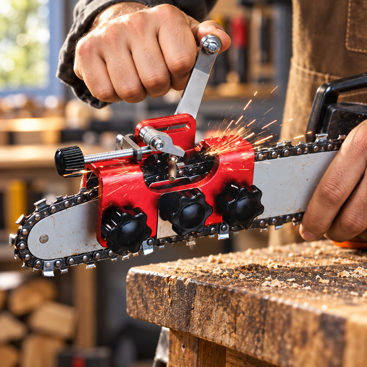 Chainsaw Chain Sharpener Tool Portable Fast Sharpening Kit