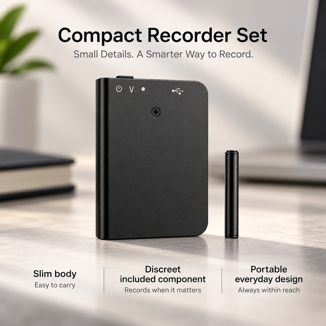 Mini Voice Activated Recorder Discreet Audio Recorder