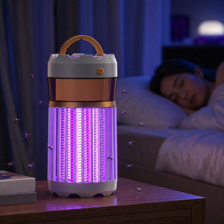 3-in-1 Mosquito Repellent Lamp Camping Nightlight Insect Trap