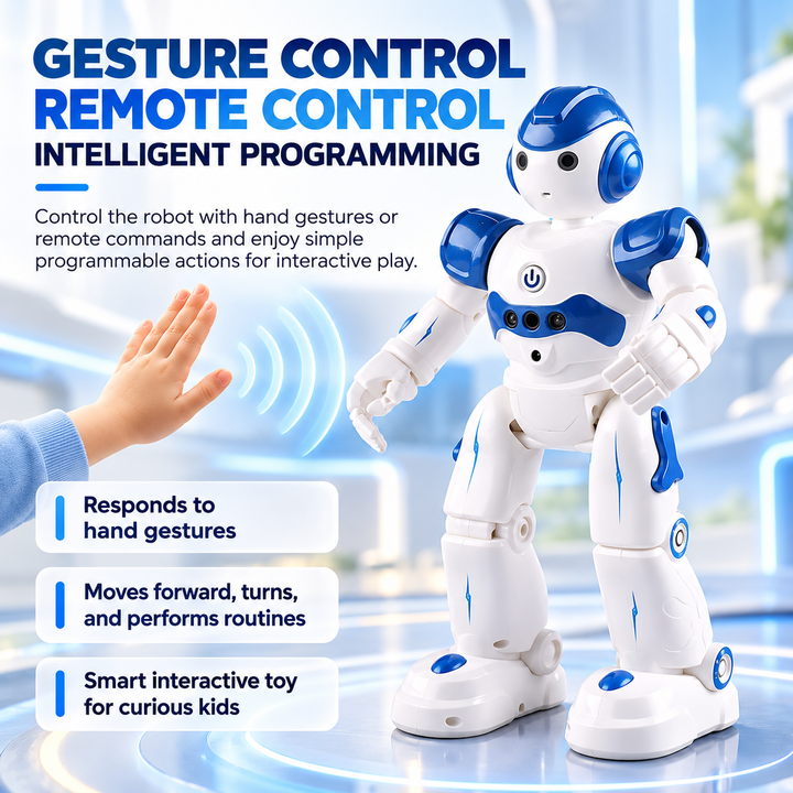 Remote Control Robot Interactive Smart Toy Robot for Kids with Lights