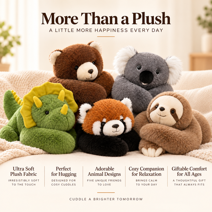Plush Hugging Pillow Soft Cuddly Stress Relief Toy