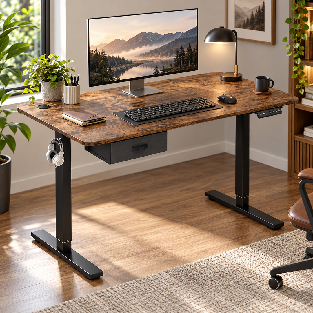 Electric Standing Desk Height Adjustable Sit Stand Desk Home Office
