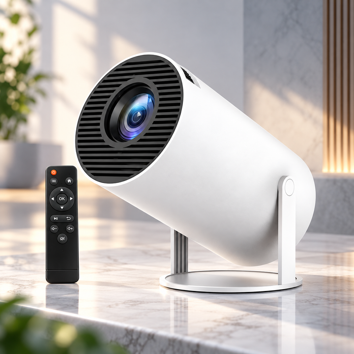 4K Projector for Home Theater Android WiFi Bluetooth Smart Projector