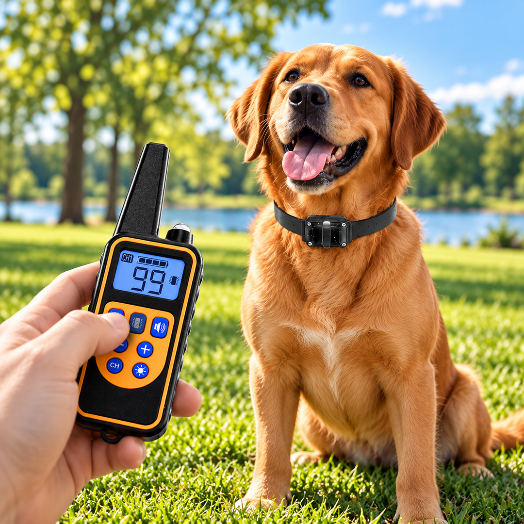800M Rechargeable Electric Dog Training Collar Waterproof with Remote