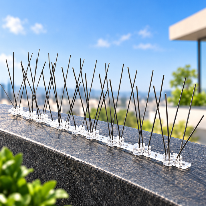 Stainless Steel Pigeon Spikes Bird Deterrent Anti Roosting Spikes 25cm