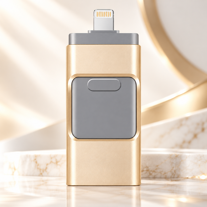 USB Flash Drive for iPhone and Android 4 in 1 High Speed Storage